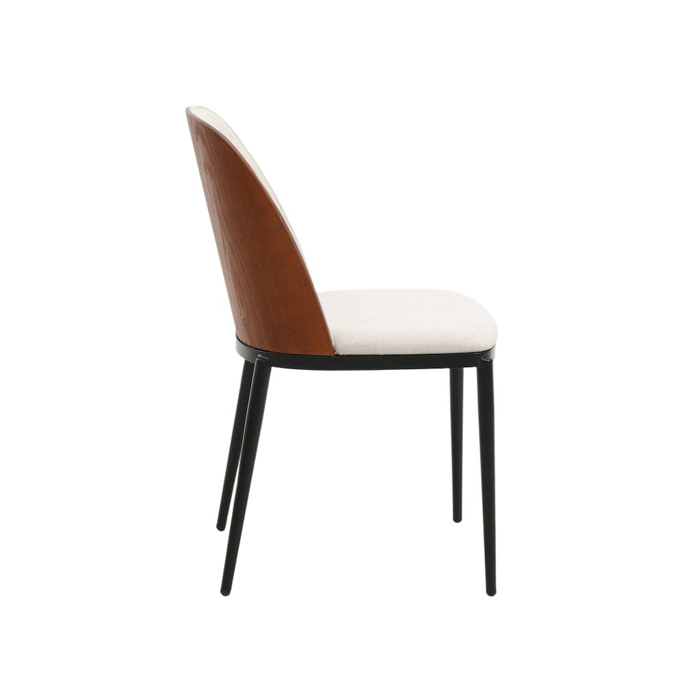 Tule Mid-Century Modern Dining Side Chair Set of 2