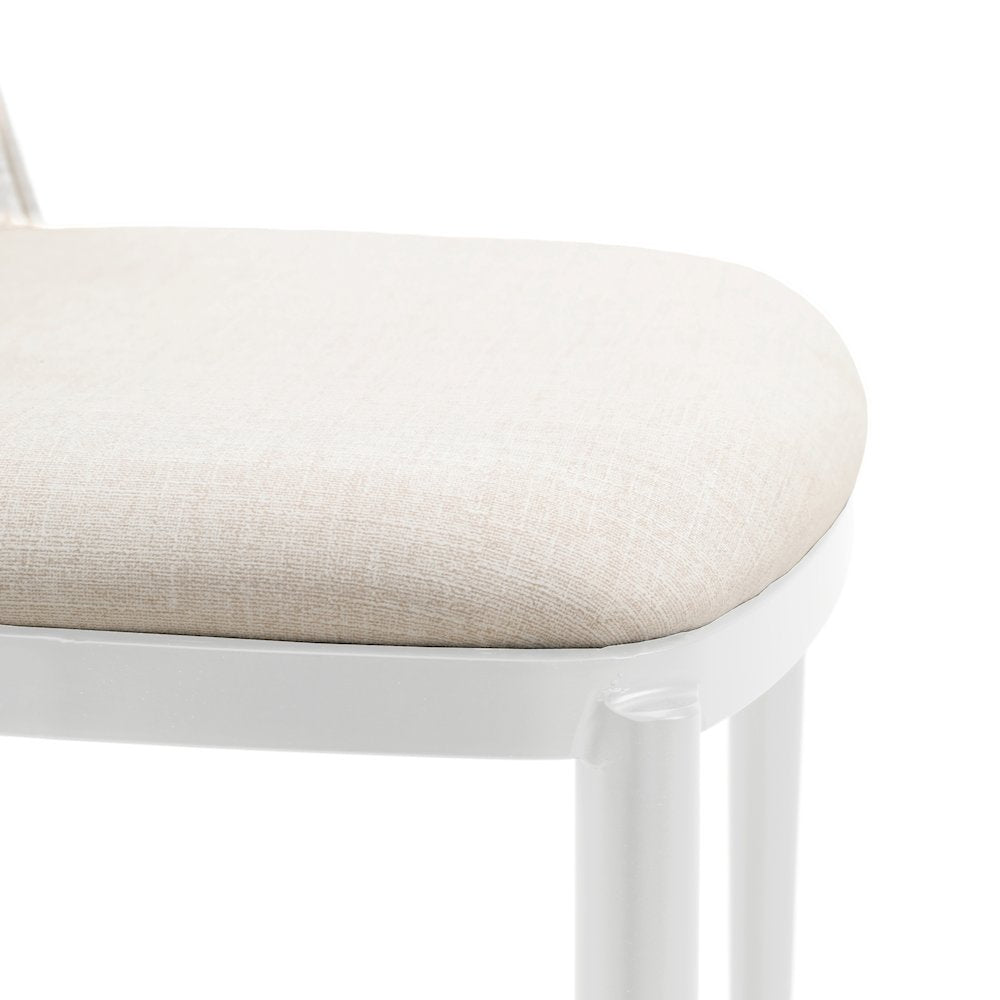 Tule Mid-Century Modern Fabric Dining Side Chair