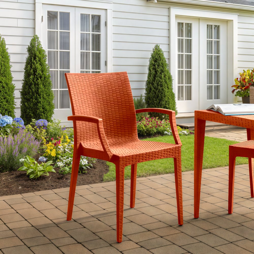 Weave Mace Indoor/Outdoor Chair (With Arms)
