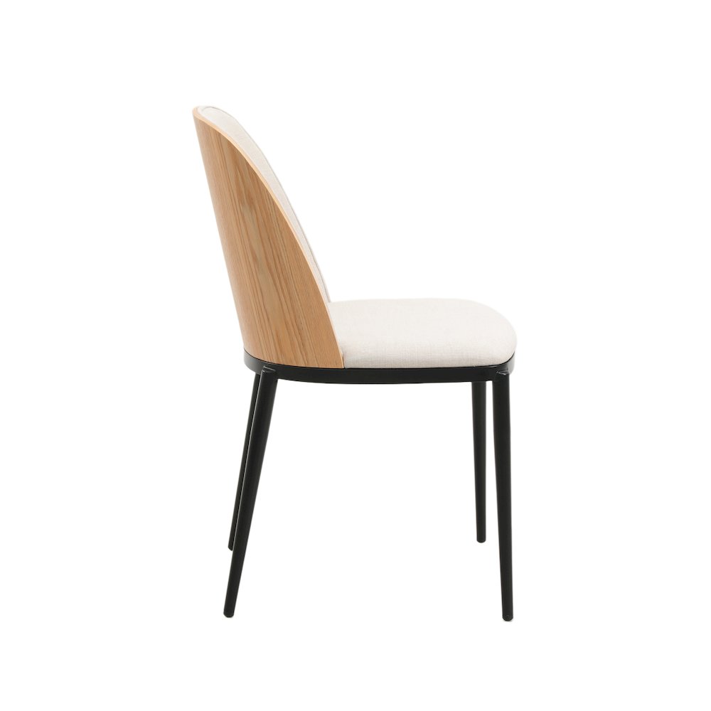 Tule Mid-Century Modern Dining Side Chair Set of 4