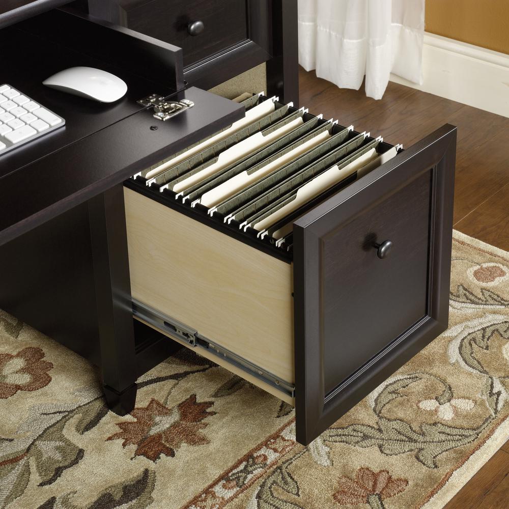 Edge Water Executive Desk, Estate Black finish