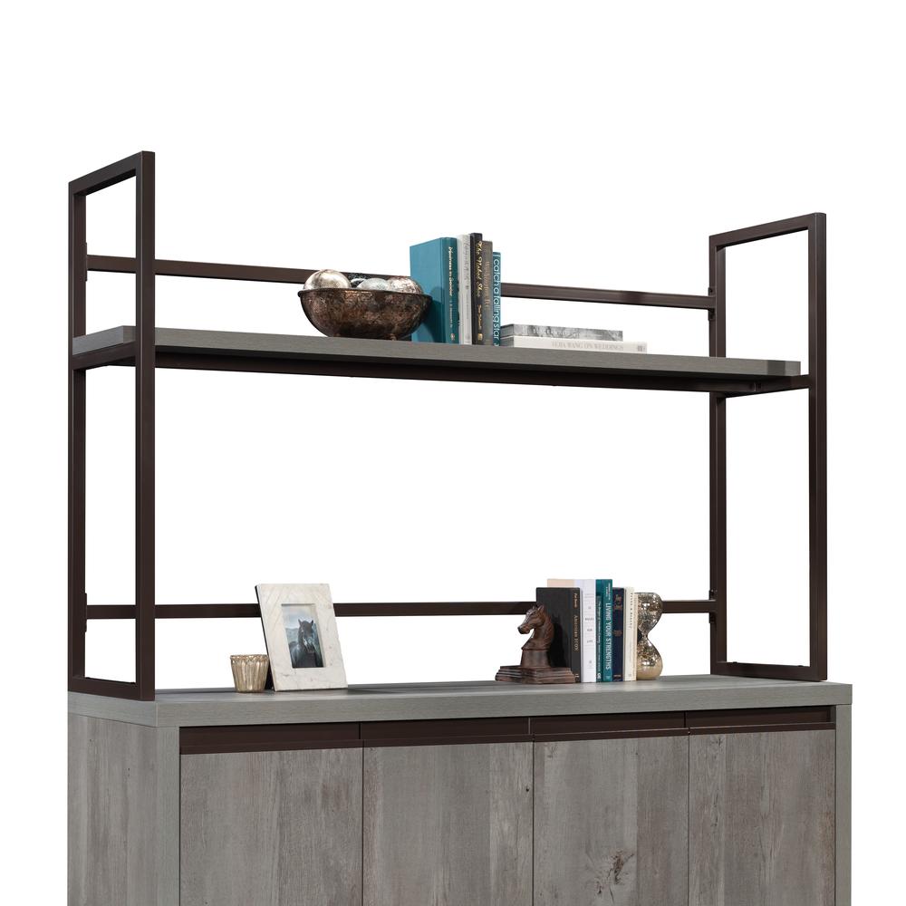 Manhattan Gate Commercial Office Hutch, Mystic Oak finish