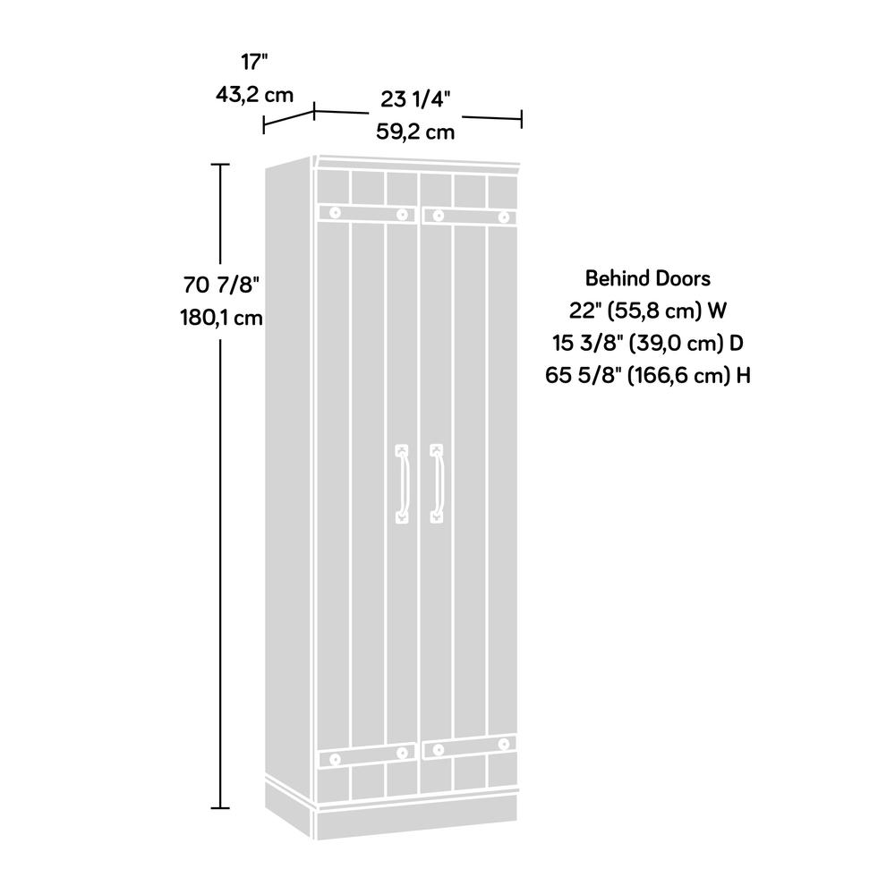 HomePlus Storage Cabinet, Soft White finish