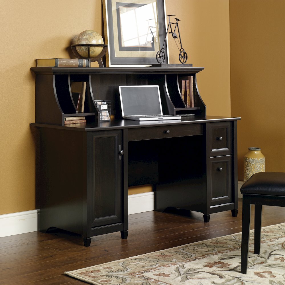 Edge Water Computer Desk, Estate Black finish