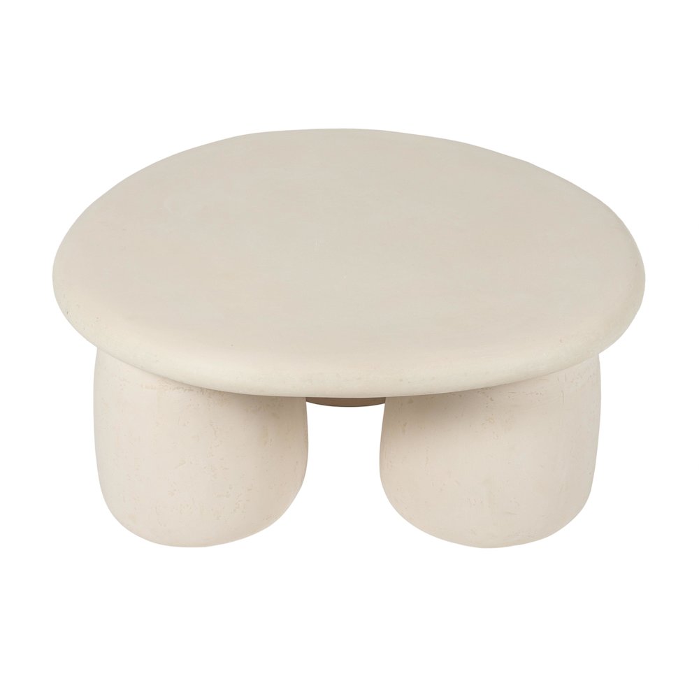Rahul Off-White Round Coffee Table