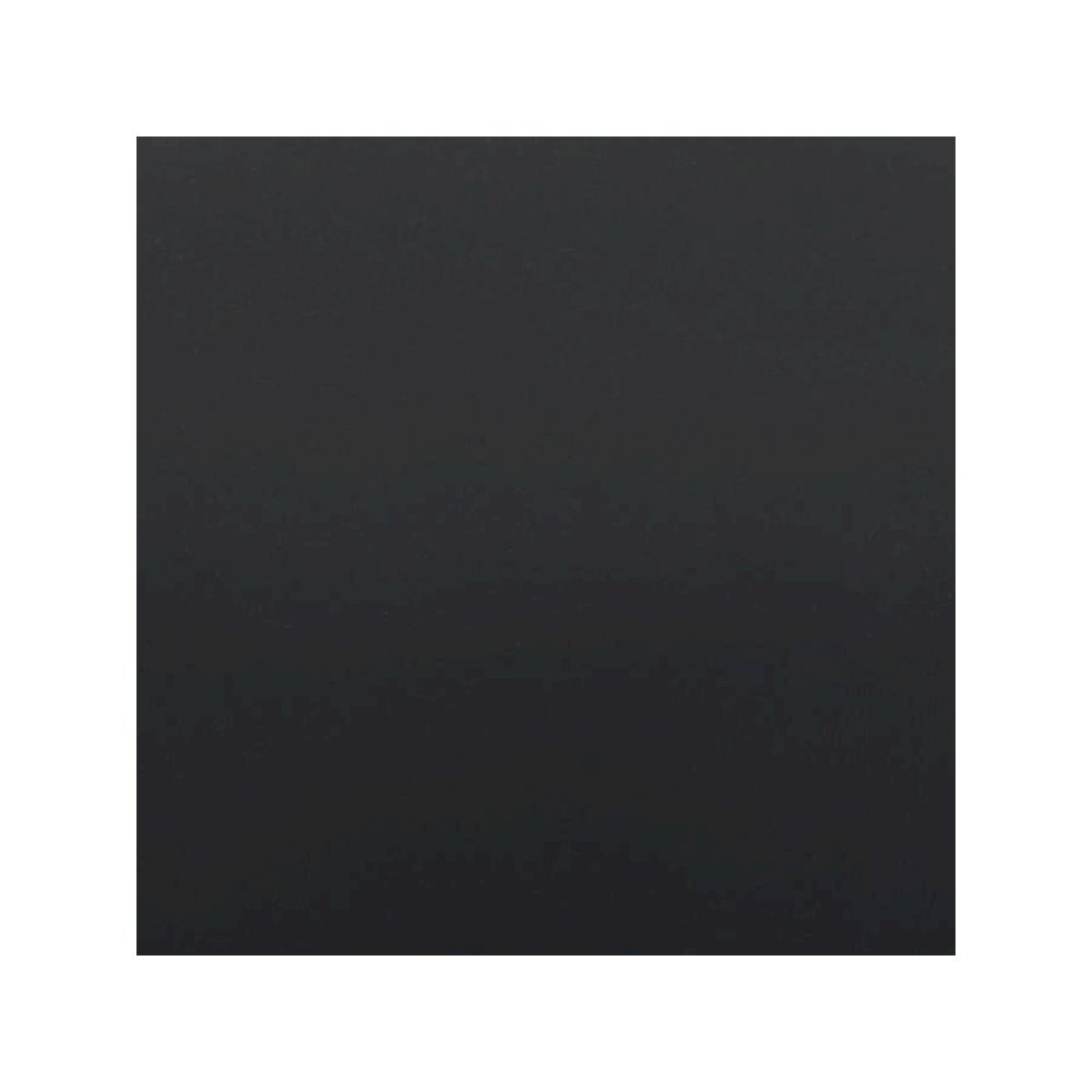 Shag Me Black Performance Vegan Leather Ottoman