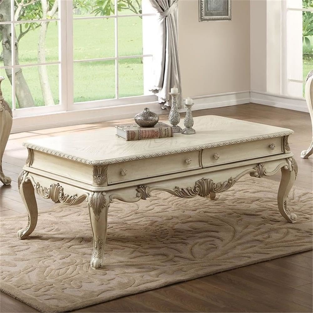 Ragenardus Coffee Table, Antique White