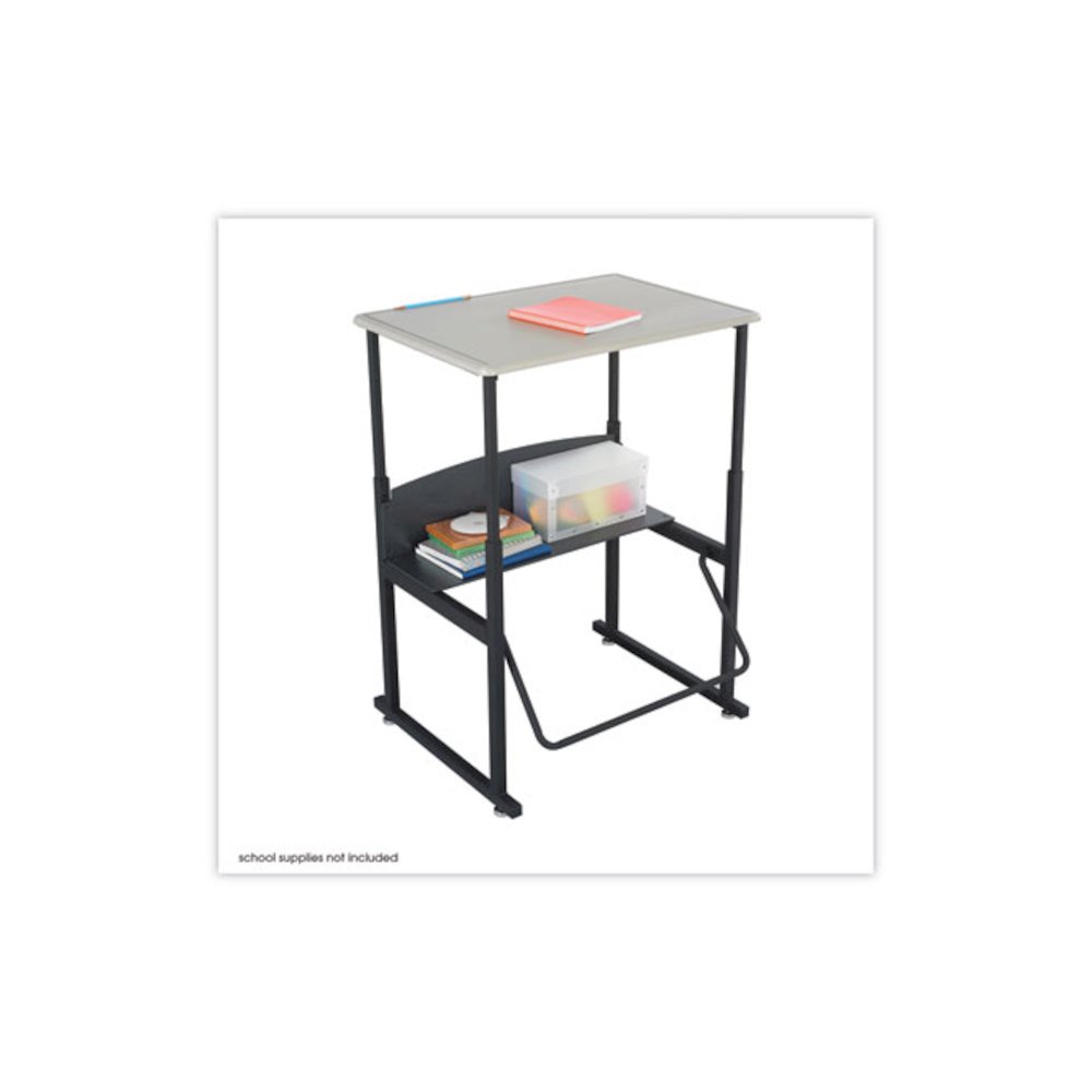 Alphabetter Desks, 28" x 20" x 26" to 42", Beige