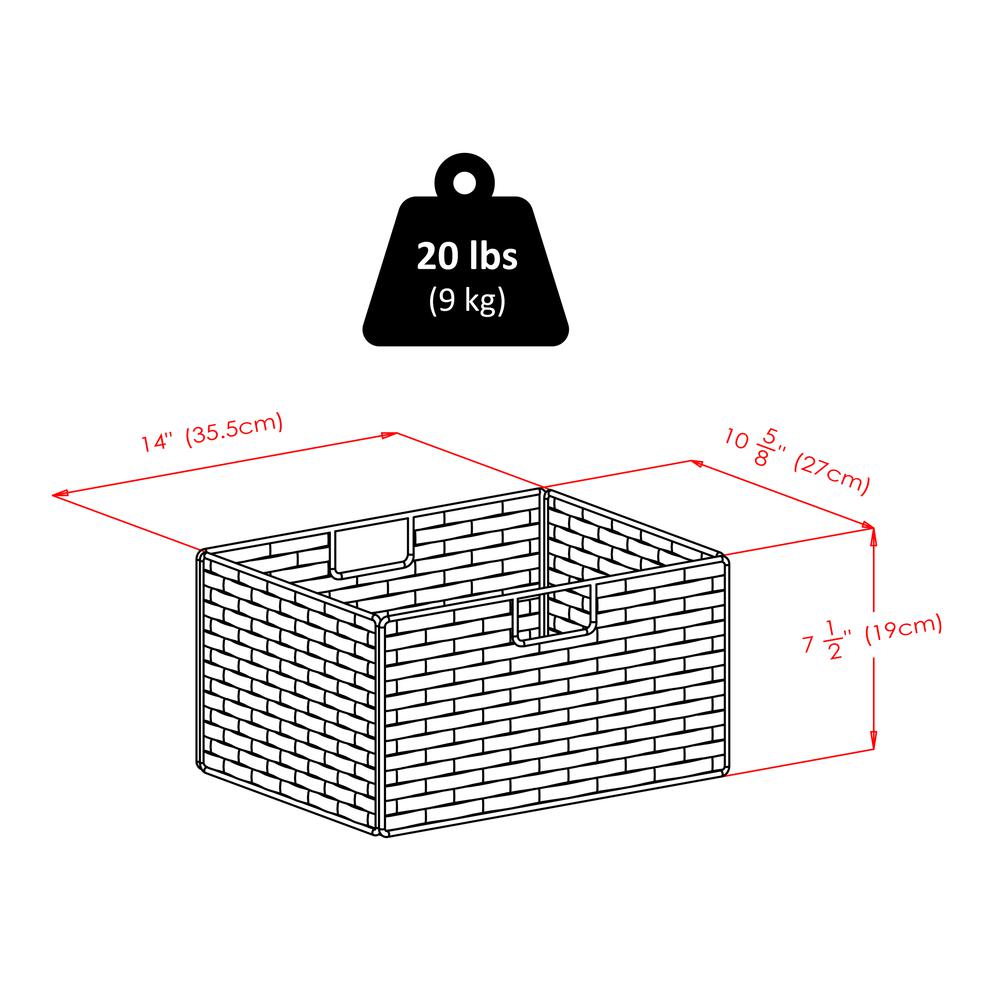 Omaha Storage Rack with 4 Foldable Baskets
