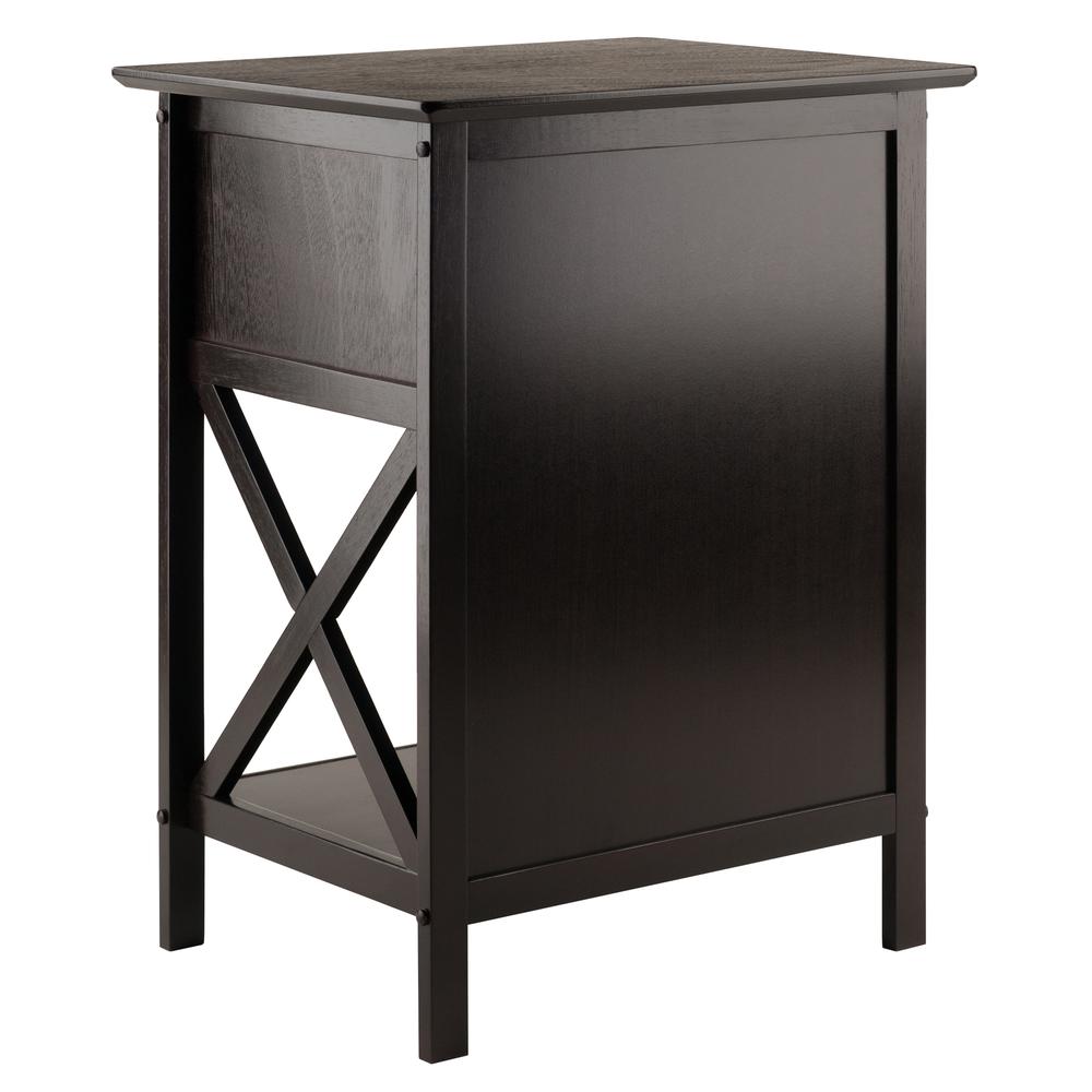 Xylia Accent Table in Coffee Finish
