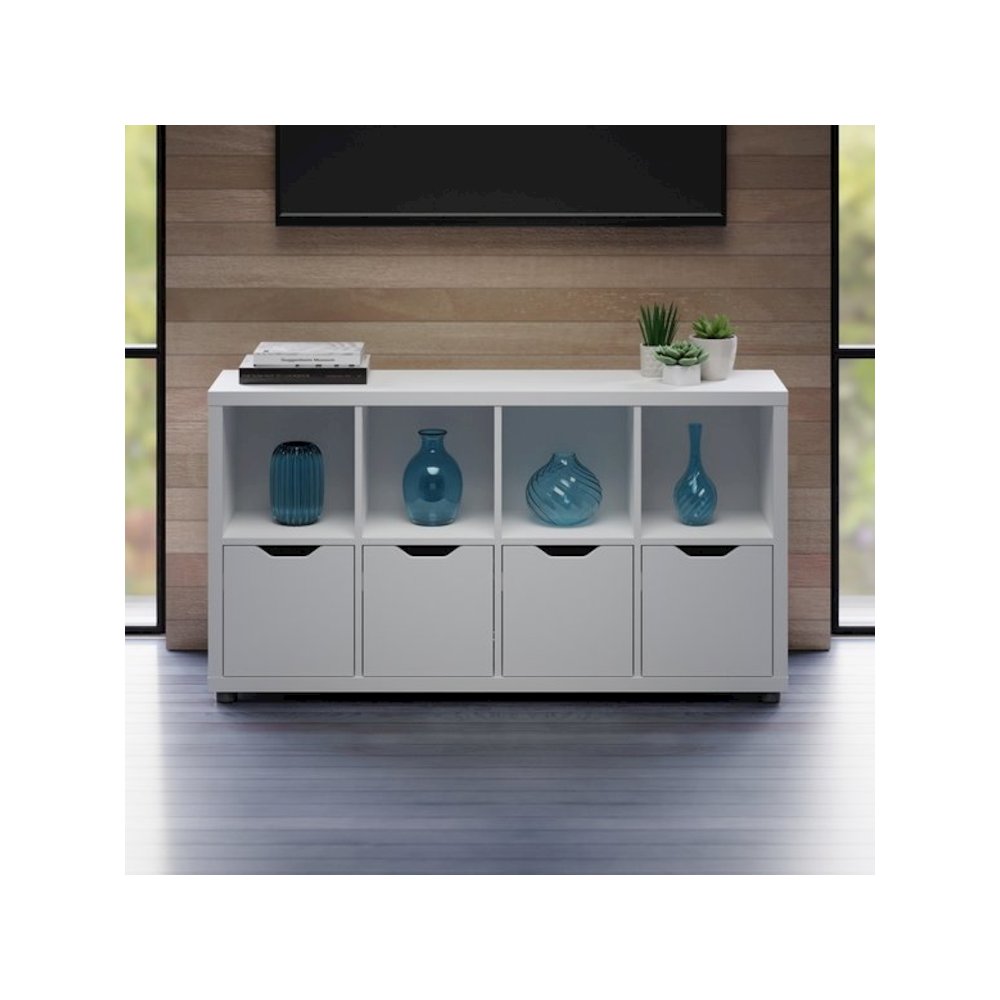 Julian 2x4 Storage Cabinet, White