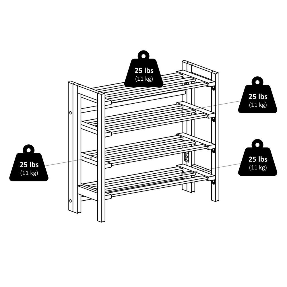 Clifford Foldable Shoe Rack