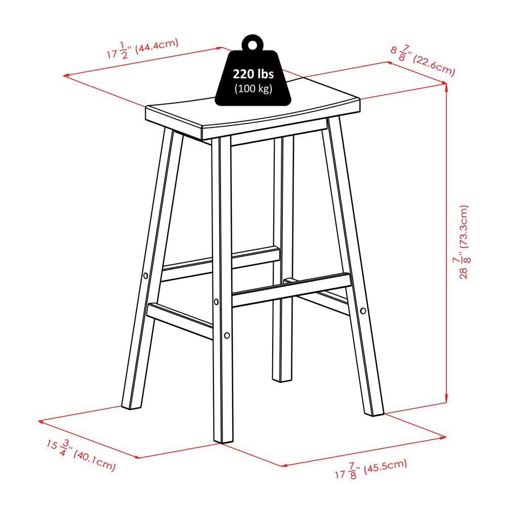 Parkland 5pc Square High/Pub Table Set with 4 Saddle Seat Stools