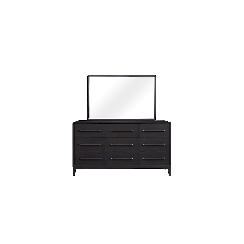 Aurora Rectangle Wood Mirror