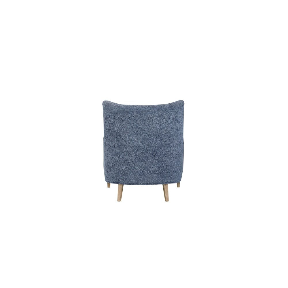 Aurora Hi-back Accent Chair - Sapphire