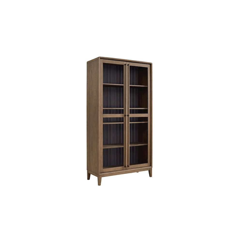 Aurora Latte & Peppercorn Display Cabinet