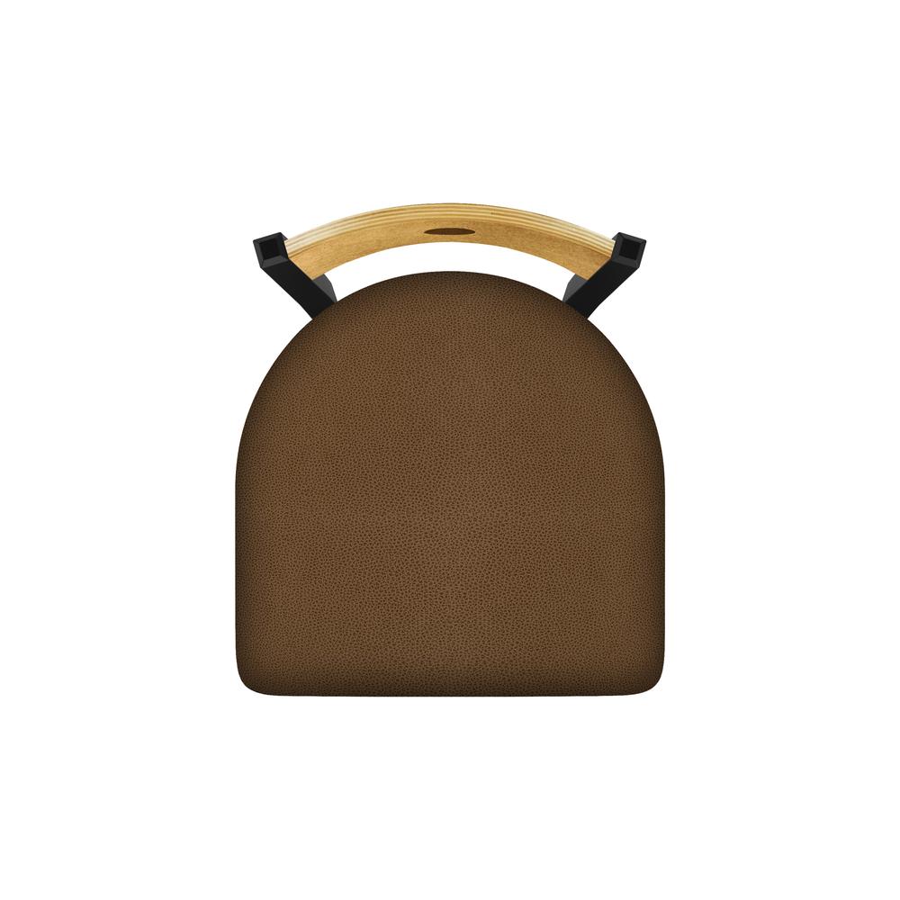 630 Voltaire 18" Chair with Black Wrinkle Finish, Medium Back, and Rein Thatch Seat