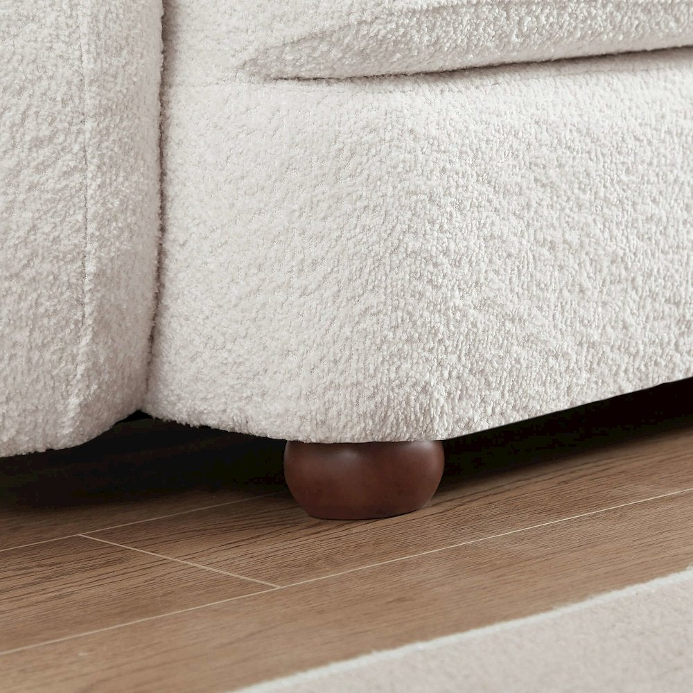 Paton 114.5'' Boucle Fabric Sofa