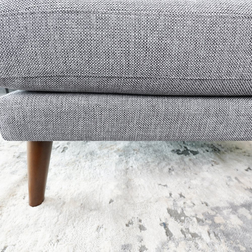 Benson Grey Sectional Sofa Right Facing Chaise