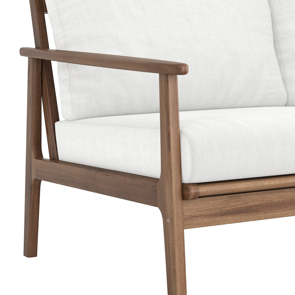 Ashton Wood/Fabric Patio Sofa in Natural