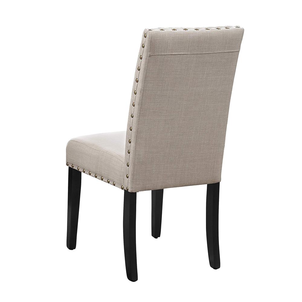 Crispin Natural Beige Solid Wood Dining Chair (Set of 4)