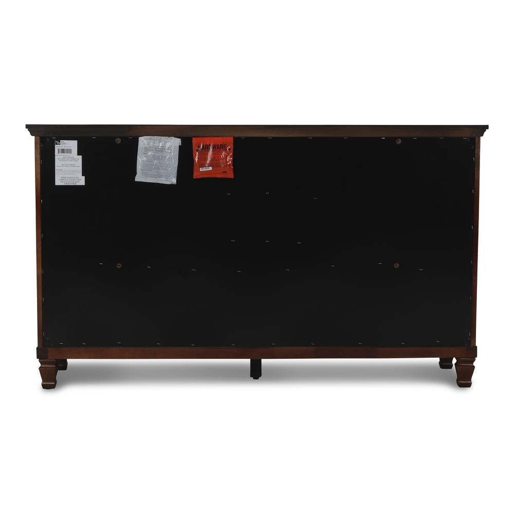 Furniture Tamarack Solid Wood 8-Drawer Dresser in Brown Cherry