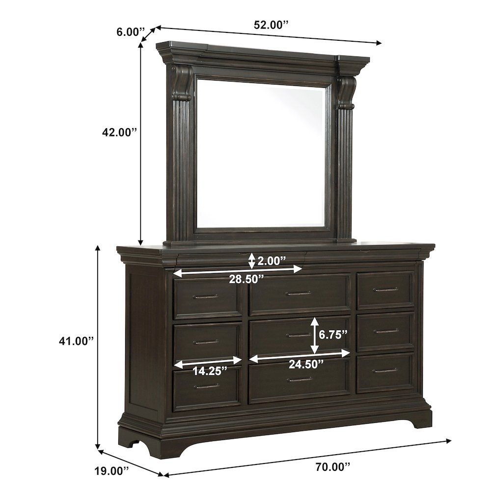 Caldwell Mirror