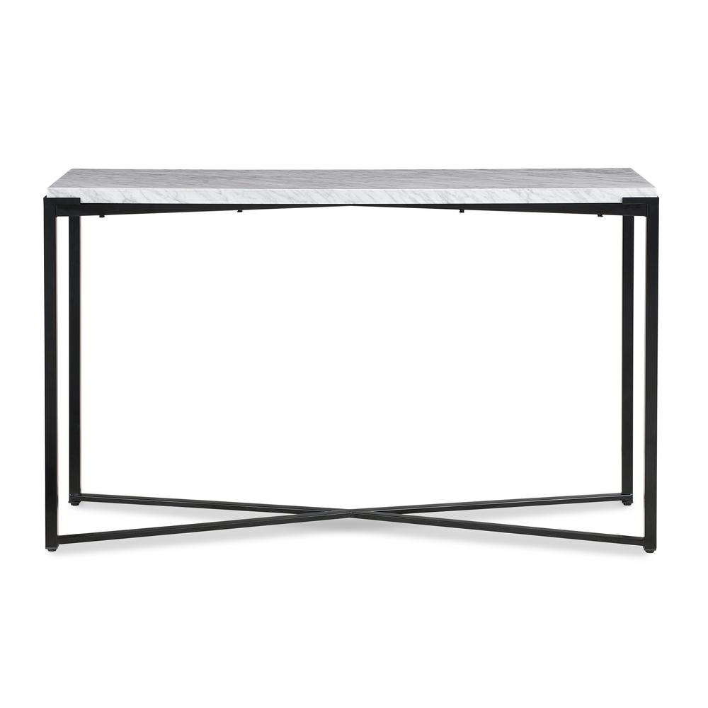 Saxon Console Table in Matte Black