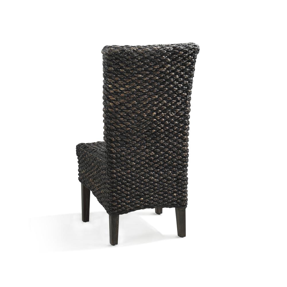 Meadow Chair Water Hyacinth in Graphite, set of 2