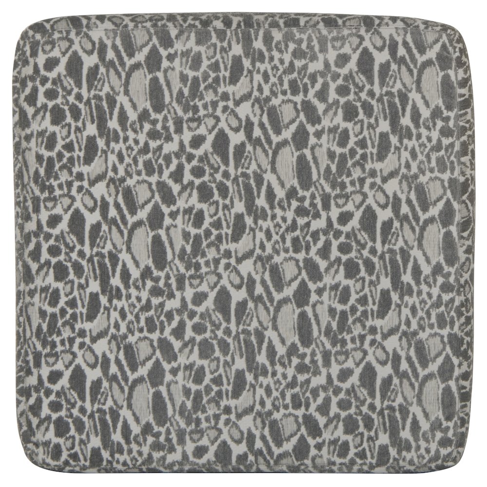 Lamar Cocktail Ottoman in Grey Color