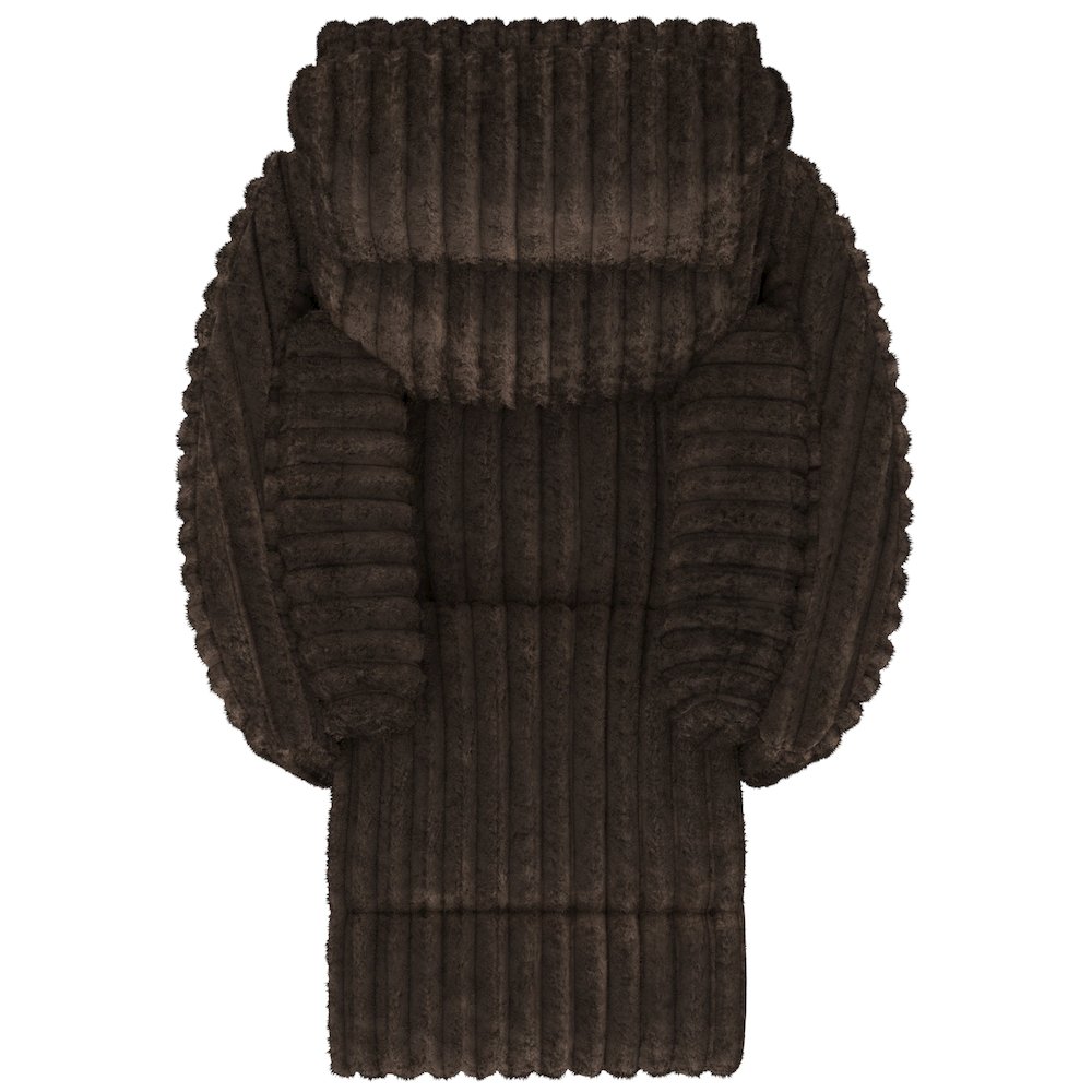 Daydream Swivel Glider Recliner in Chocolate color