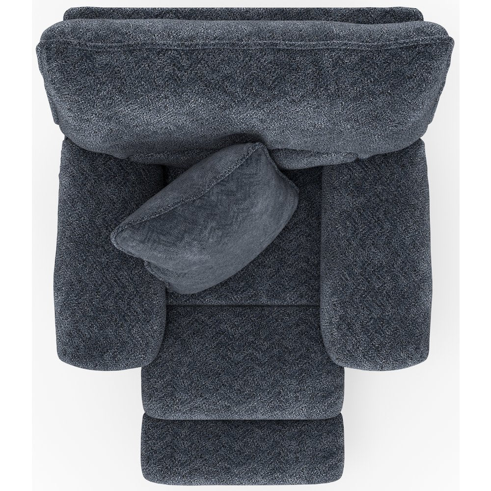 Paxon Deep Seat Power Lay Flat Recliner with Power Adjustable Headrest