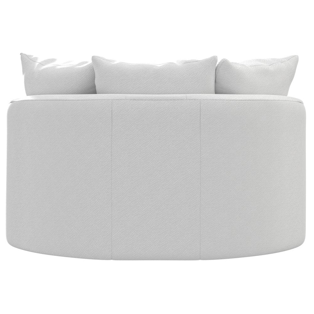 Matty Cuddle Chaise in White Color