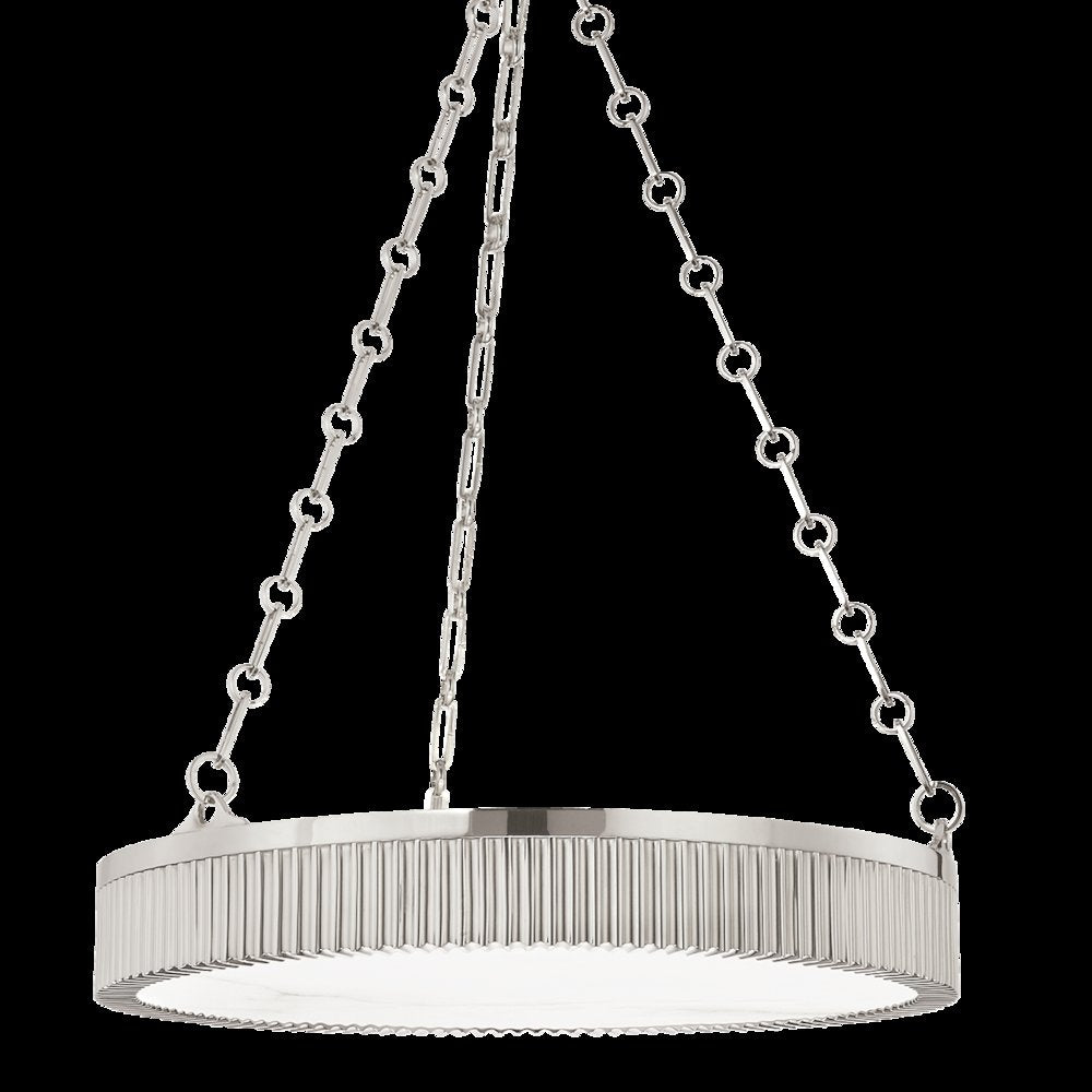 Lynden Chandelier, Polished Nickel