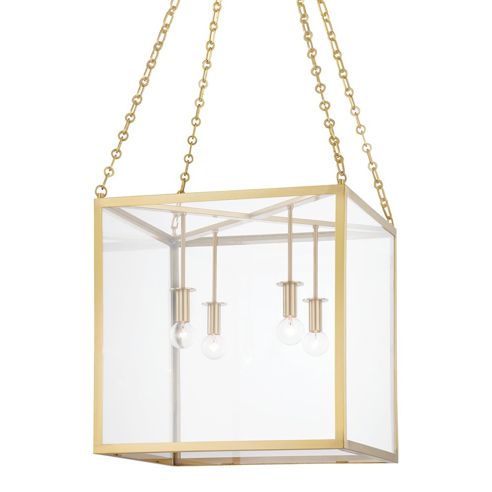 Catskill Lantern, Aged Brass