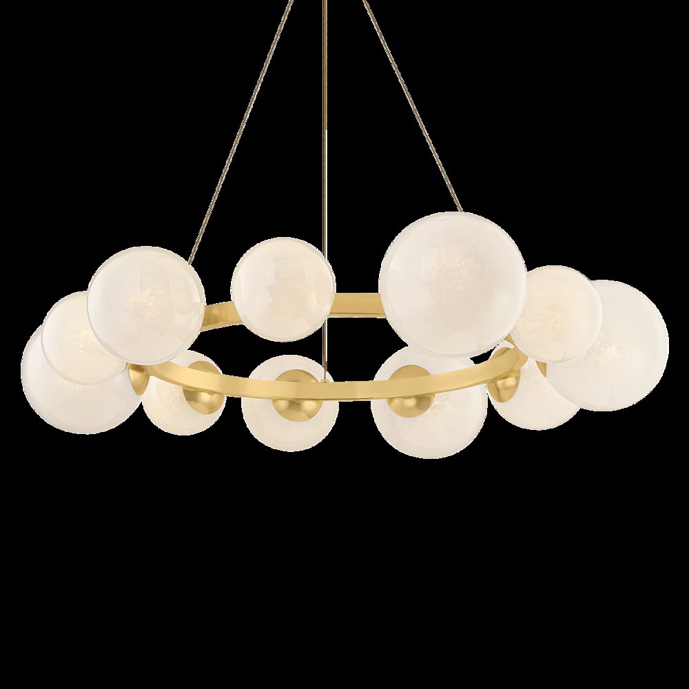 Pacama Chandelier, Aged Brass
