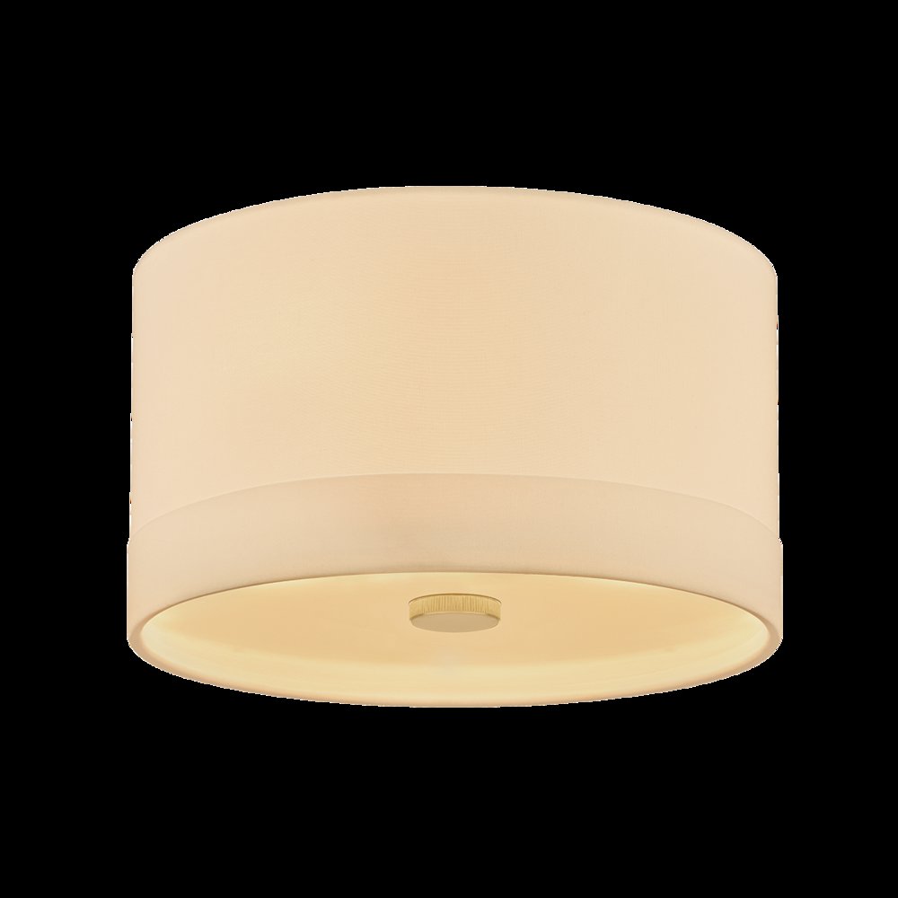 Ashland Flush Mount, Aged Brass