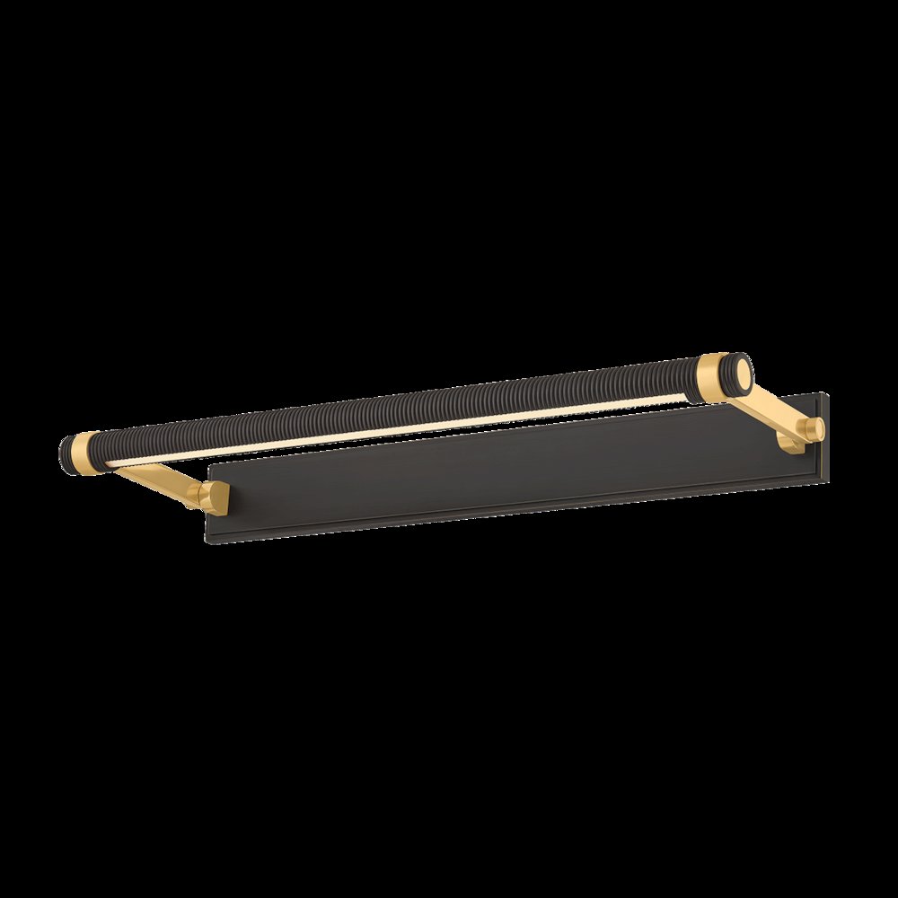 Duell Picture Light, Aged Brass