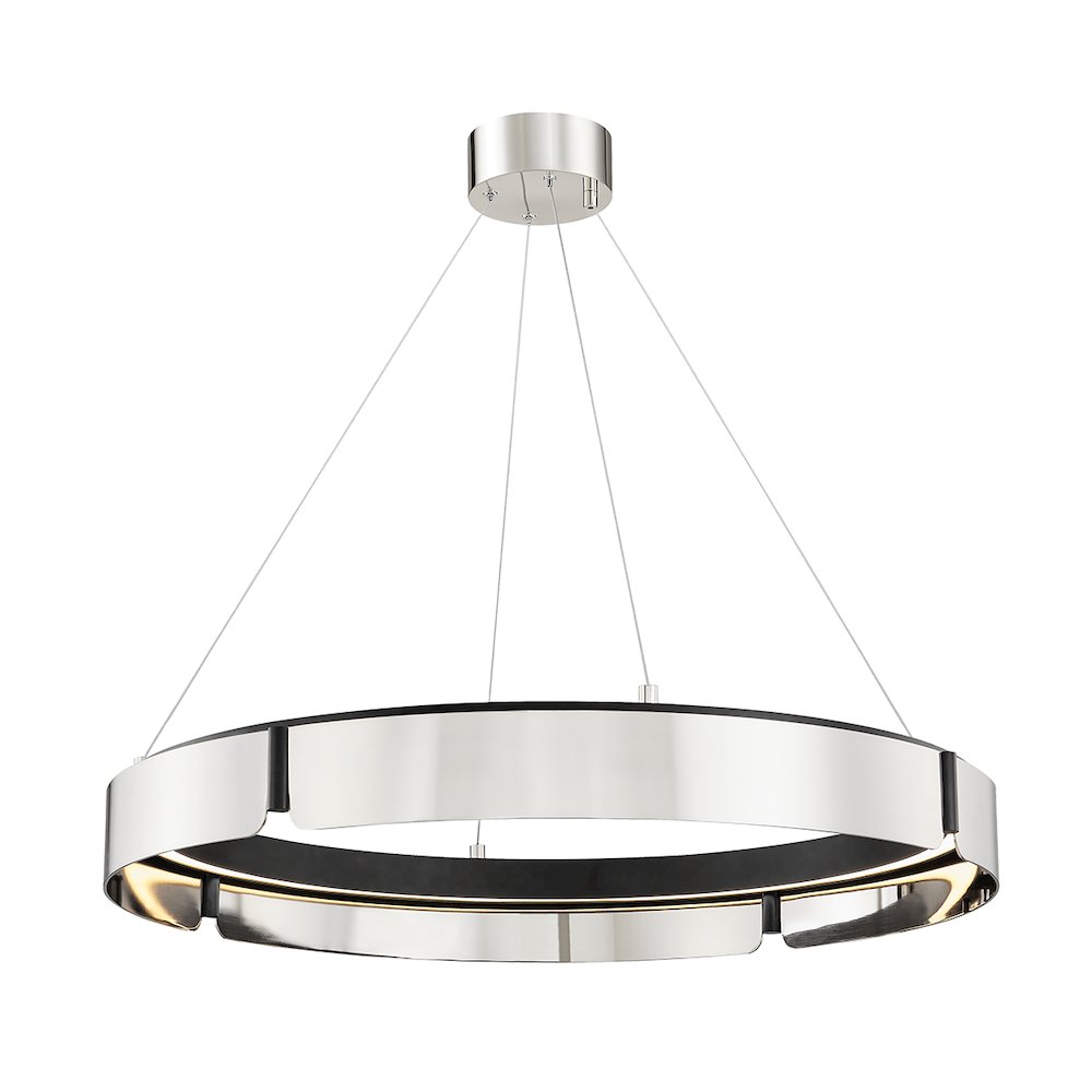 Tribeca Chandelier, Burnished Nickel