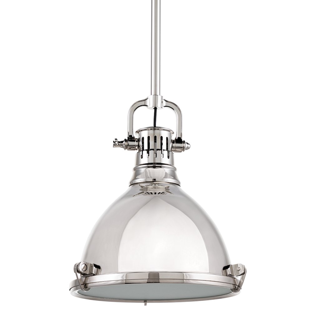 Pelham Pendant, Polished Nickel