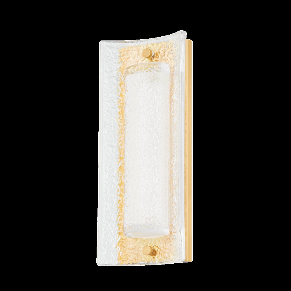 Philmont Wall Sconce, Aged Brass