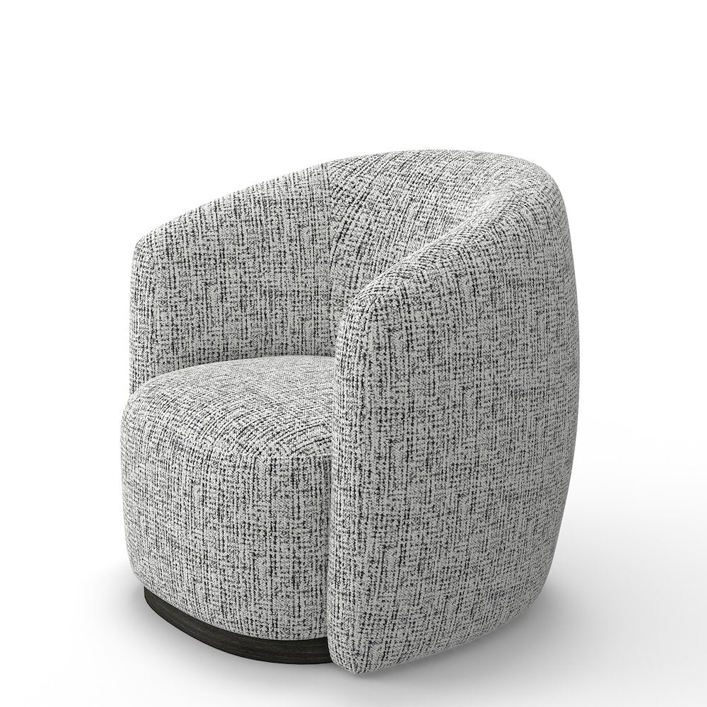 Tatum - Nightshade Swivel Accent Chair