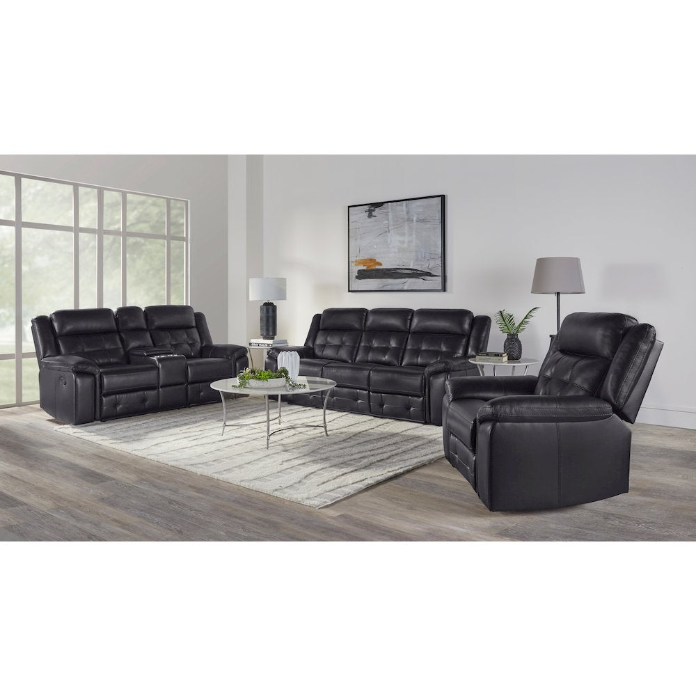 Clayton - Phantom Manual Console Loveseat