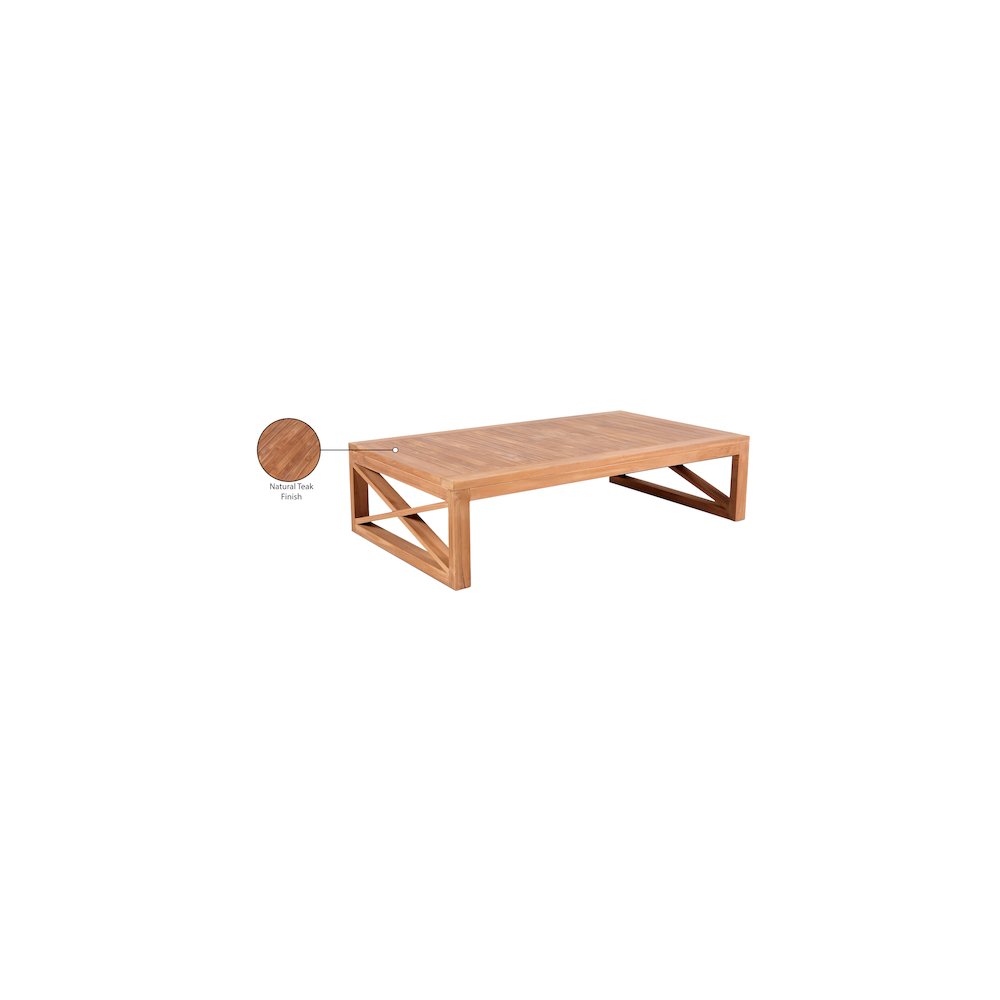 Anguilla Natural Teak Outdoor Coffee Table