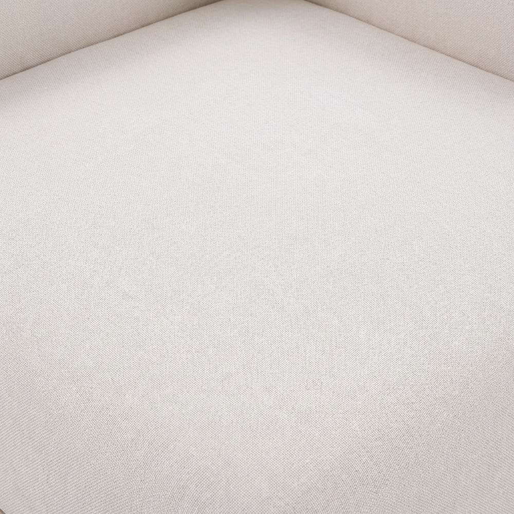 Beige Fabric Outdoor Modular Sofa With Cushions And Contemporary Style