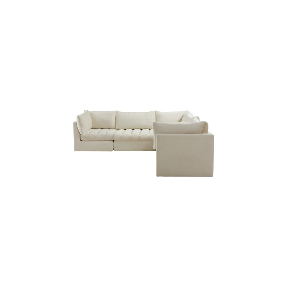 Jacob Cream Velvet Modular Sectional