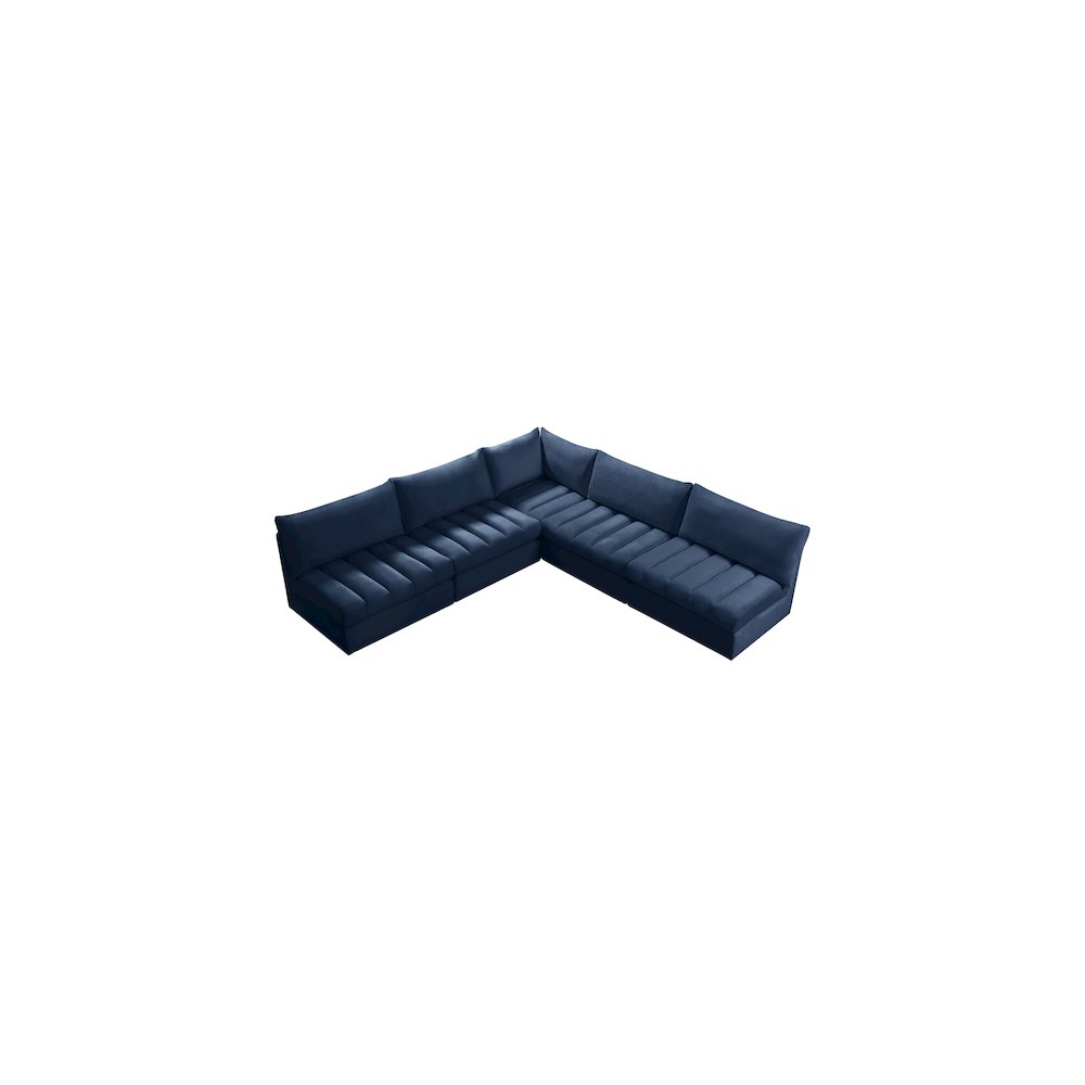 Jacob Navy Velvet Modular Sectional