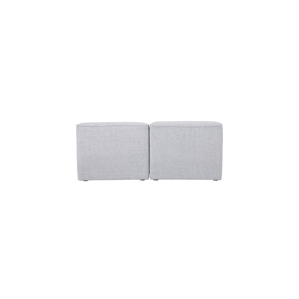 Miramar Grey Durable Linen Textured Modular Sofa