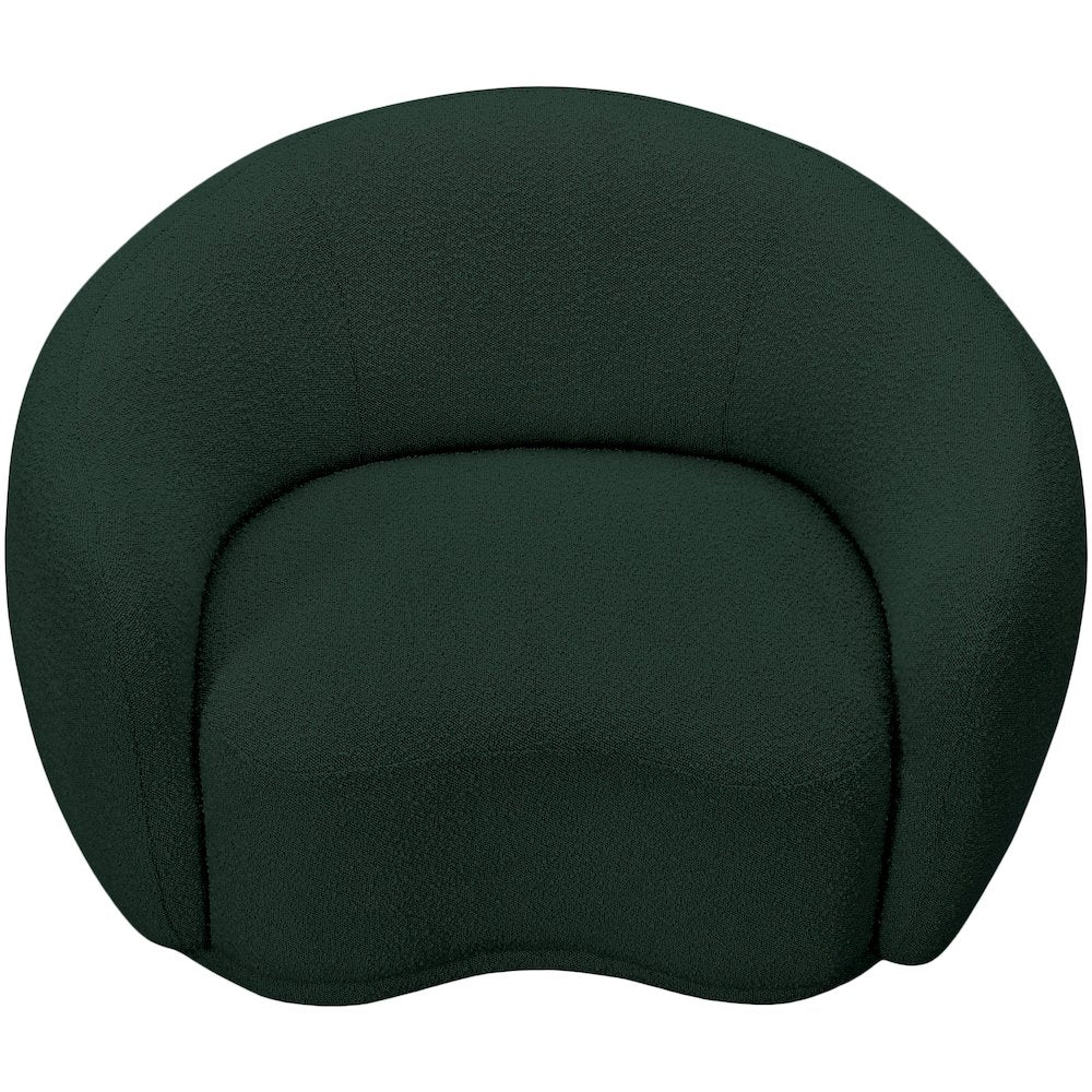 Hyde Green Boucle Fabric Chair