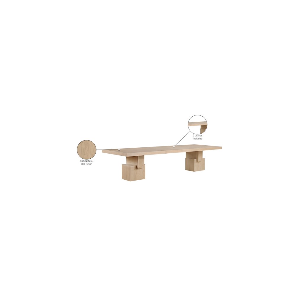 Anzio Oak Dining Table